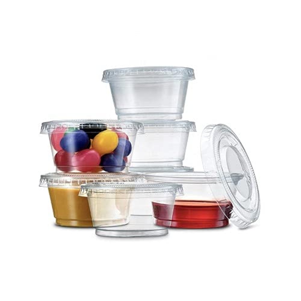 30mL Round Sauce Container With Lid - Pk100 - TEM IMPORTS™