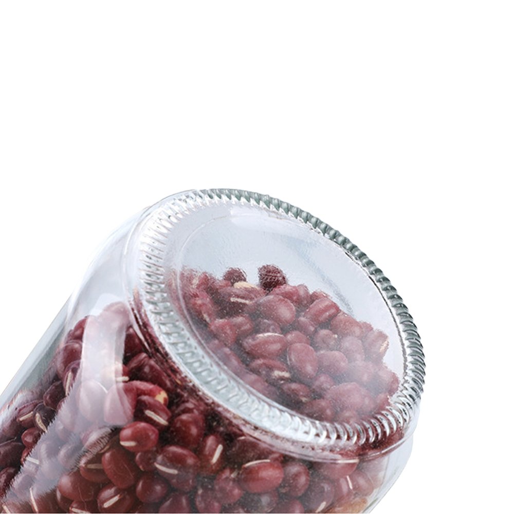 300mL Wide Mouth Glass Jar With Metal Lid - TEM IMPORTS™