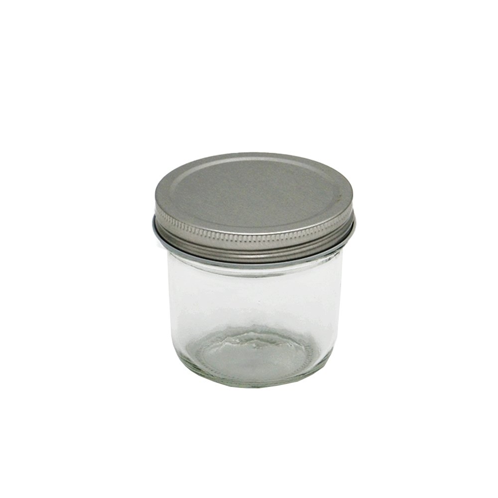 300mL Wide Mouth Glass Jar With Metal Lid - TEM IMPORTS™