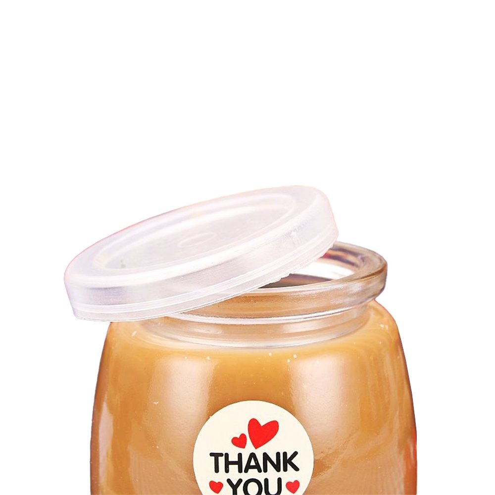 300mL Yogurt Glass Jar With Soft PE Lid - TEM IMPORTS™