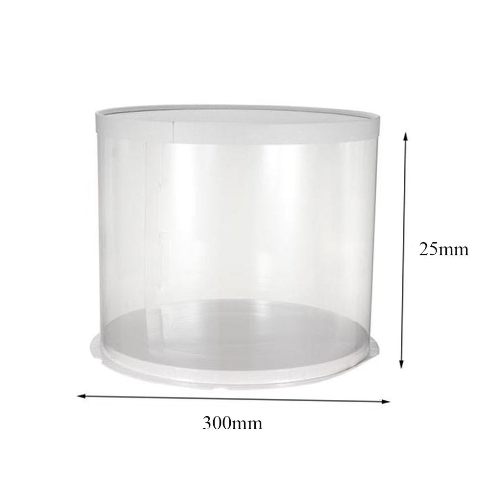 30x25 Round Transparent Box - TEM IMPORTS™