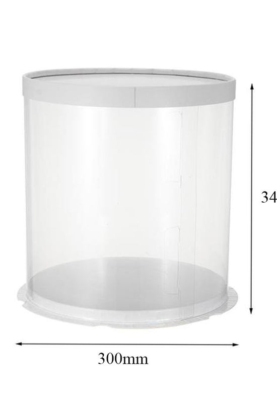 30x34 Round Transparent Box - TEM IMPORTS™