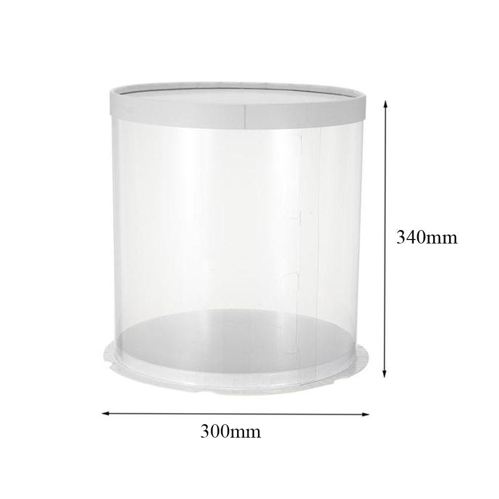 30x34 Round Transparent Box - TEM IMPORTS™