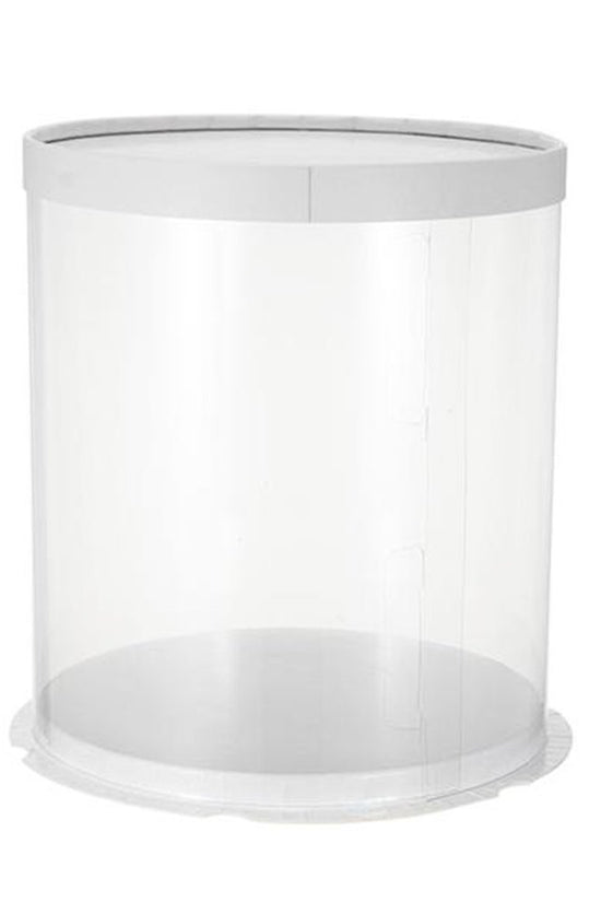 30x34 Round Transparent Box - TEM IMPORTS™