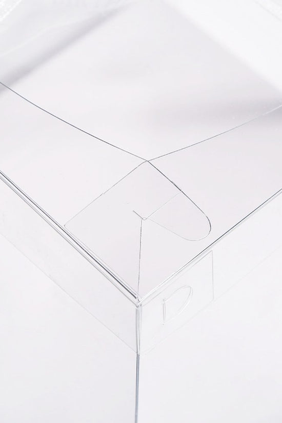 31x31x34 Clear Square Cake Box-Green Teal - TEM IMPORTS™