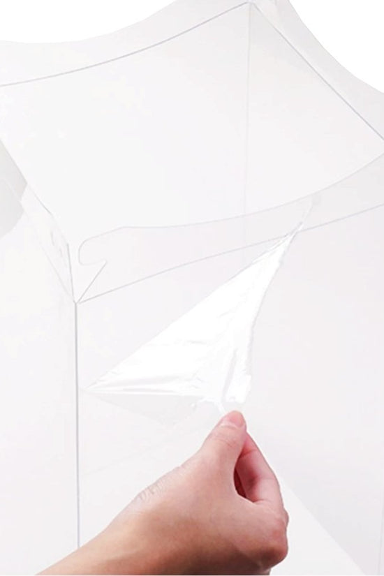 31x31x40 Transparent Square Box - TEM IMPORTS™
