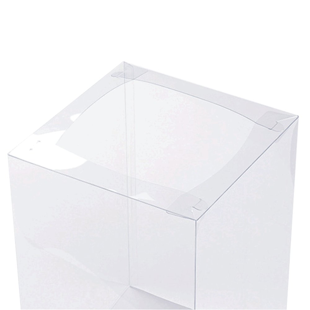 31x31x45 Transparent Square Box With Clear Lid - TEM IMPORTS™