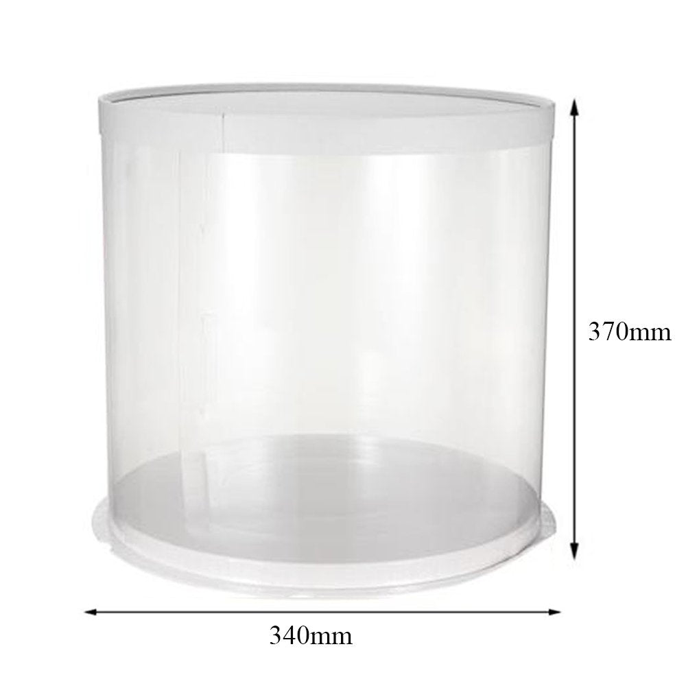 34x37 Round Transparent Box - TEM IMPORTS™