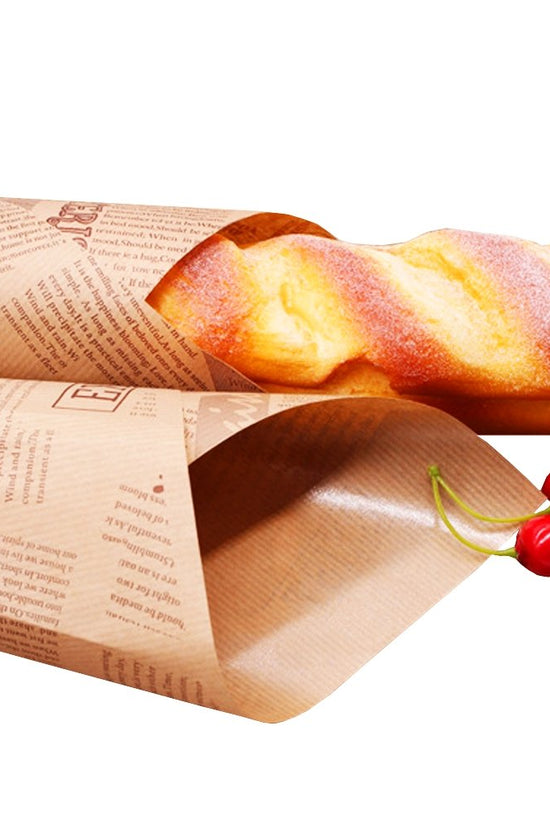 38x28 Food Wrapping Paper - Old newspaper - Pk100 - TEM IMPORTS™