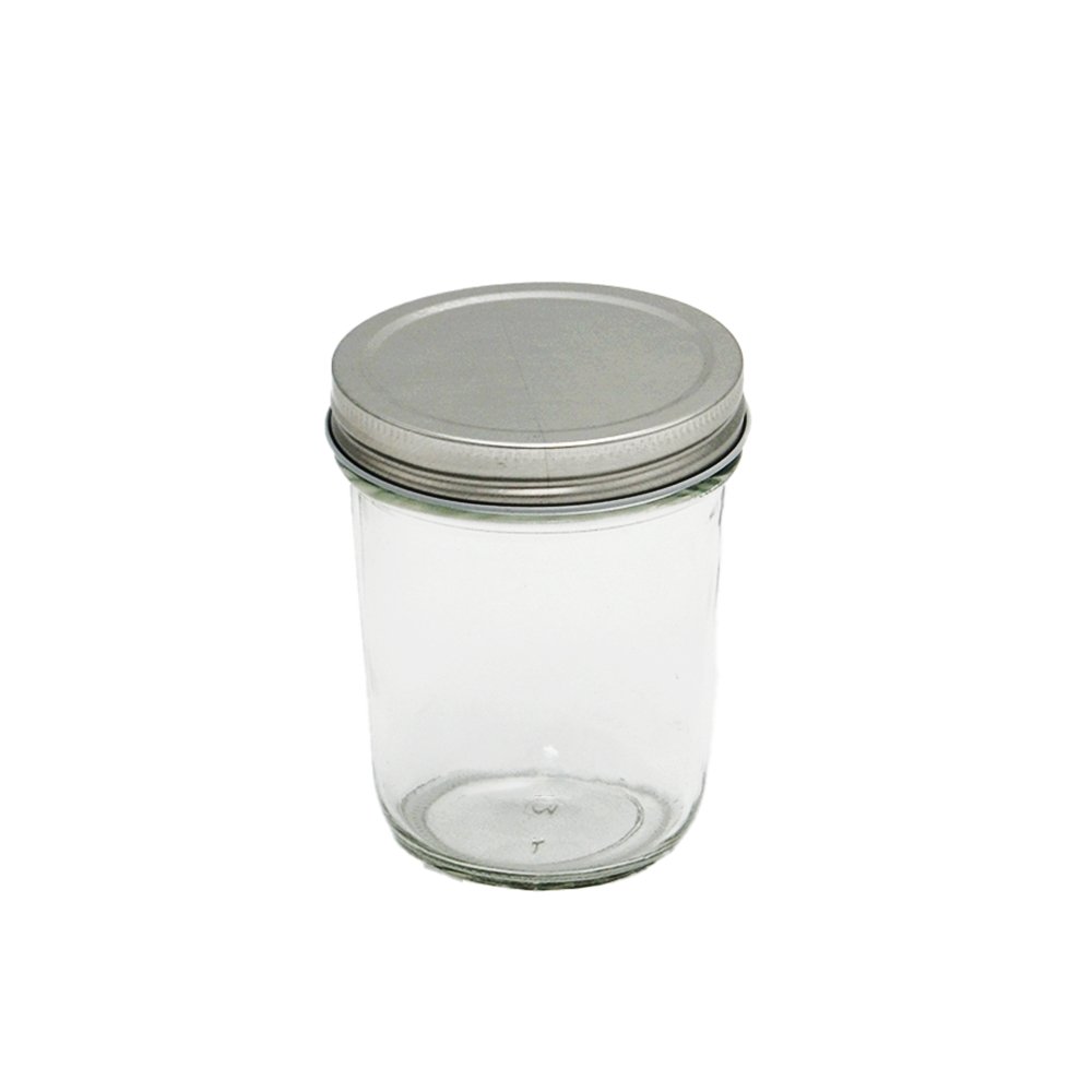 400mL Wide Mouth Glass Jar With Metal Lid - TEM IMPORTS™