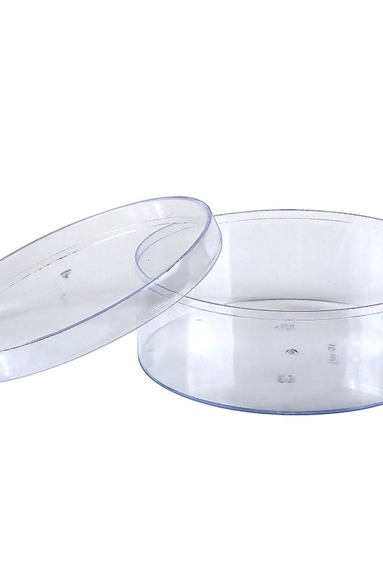 450mL Clear Round Container With Hard Lid - TEM IMPORTS™