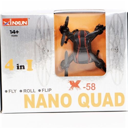 4in1 Nano Quad Drone 2.4 G - TEM IMPORTS™