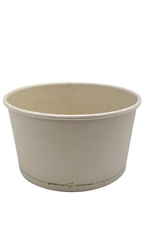 4oz/120mL BioPBS Coated Ice Cream Bamboo Paper Cup - TEM IMPORTS™