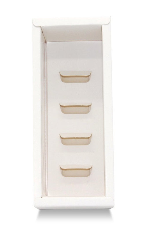 5 Macaron White & Gold Frame Paper Box Window - TEM IMPORTS™