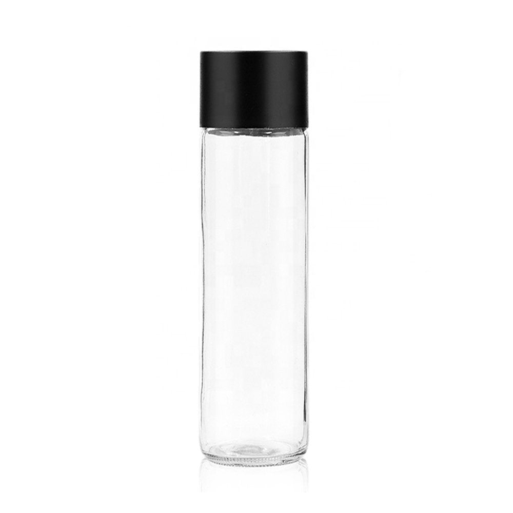 500mL Round Glass Bottles With Black Cap - TEM IMPORTS™