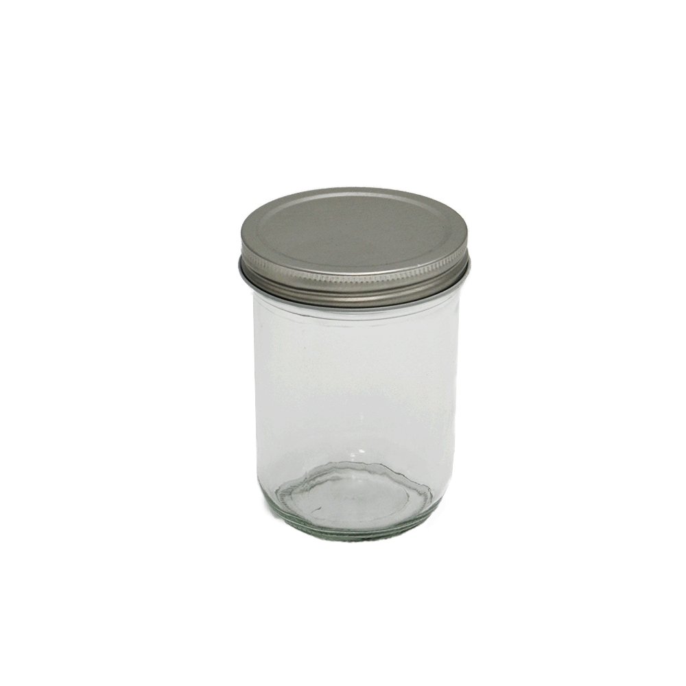 500mL Wide Mouth Glass Jar With Metal Lid - TEM IMPORTS™