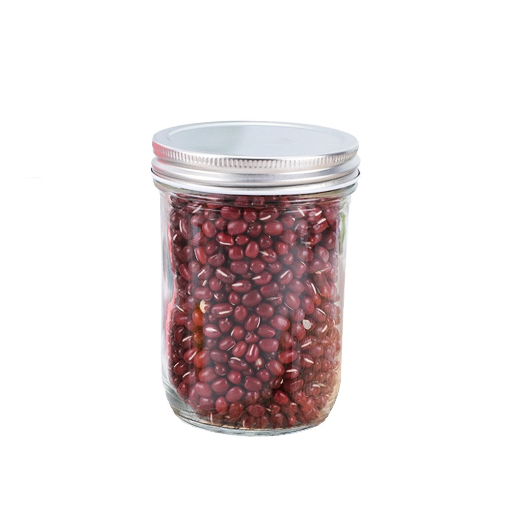 500mL Wide Mouth Glass Jar With Metal Lid - TEM IMPORTS™