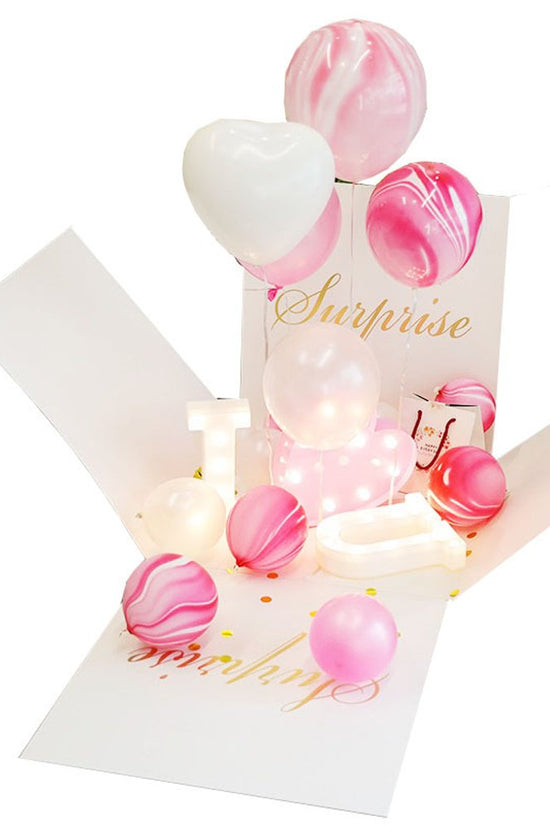 50x50x50 Big Surprise Box With Ribbon - TEM IMPORTS™