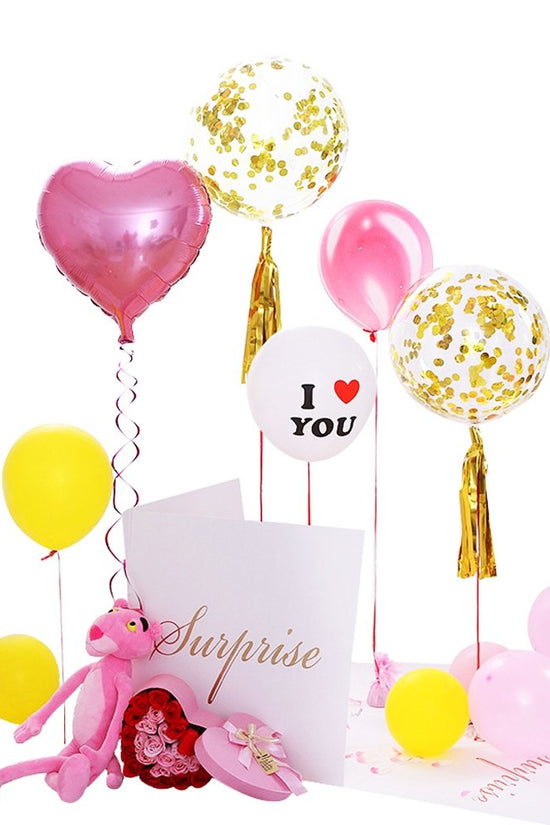 50x50x50 Big Surprise Box With Ribbon - White - TEM IMPORTS™