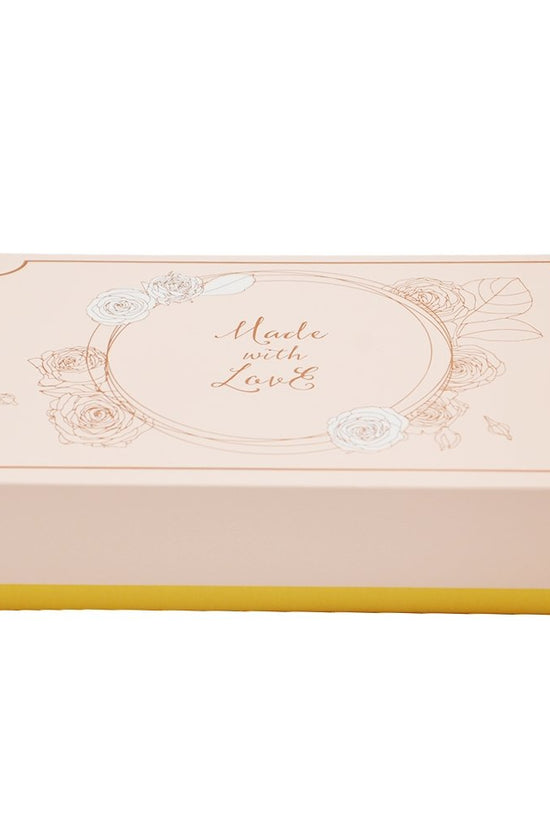 6 Compartment Paper Box - Pink & Gold - TEM IMPORTS™