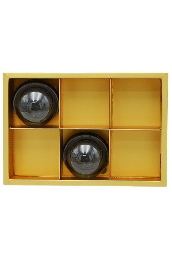 6 Compartment Paper Box - Pink & Gold - TEM IMPORTS™