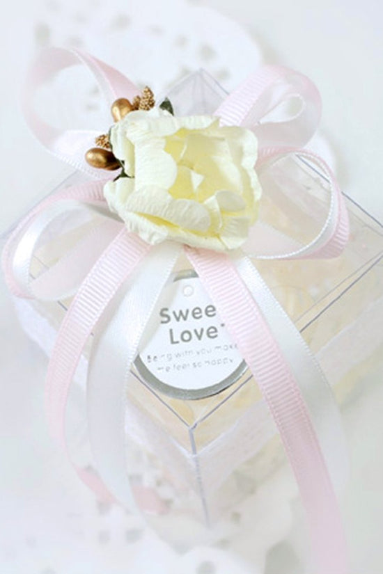60x60mm Clear PVC Cube Box - TEM IMPORTS™