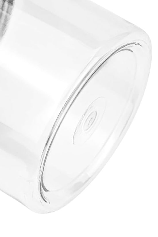 650mL/100mm Neck Straight Sided Plastic Jar With Metal Lid - TEM IMPORTS™