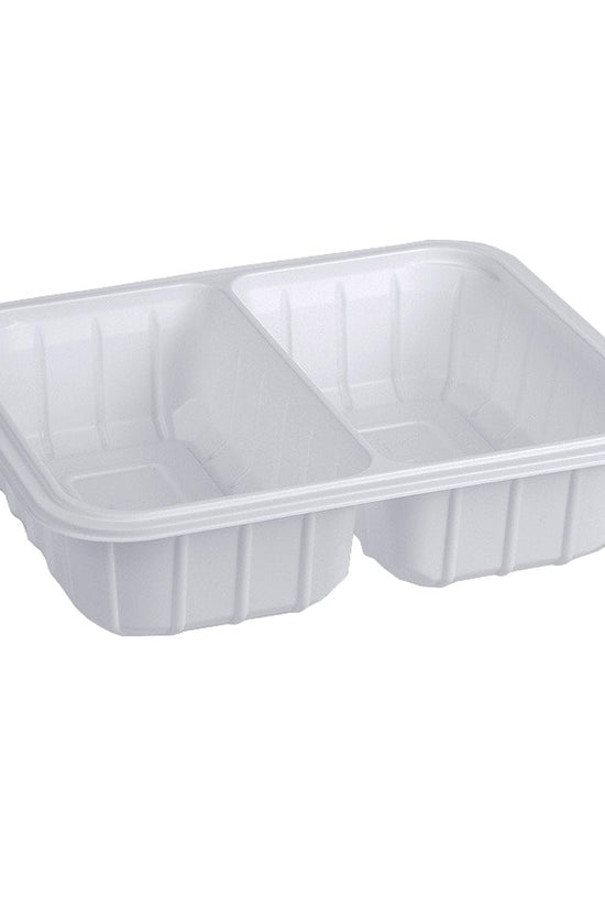 700/900mL GMPack 2 Compartment Meal Tray For QS300-155195