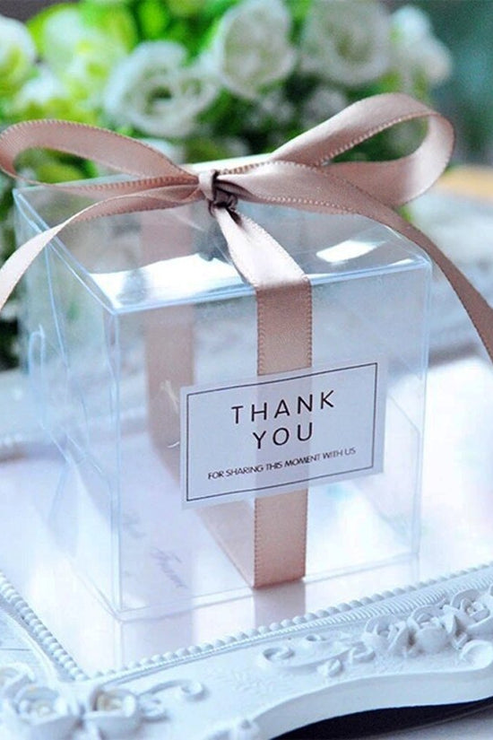 70x70mm Clear PVC Cube Box - TEM IMPORTS™