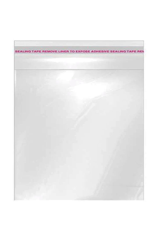 70x70mm Clear Self Adhesive Sealing Bag - Pk100 - TEM IMPORTS™