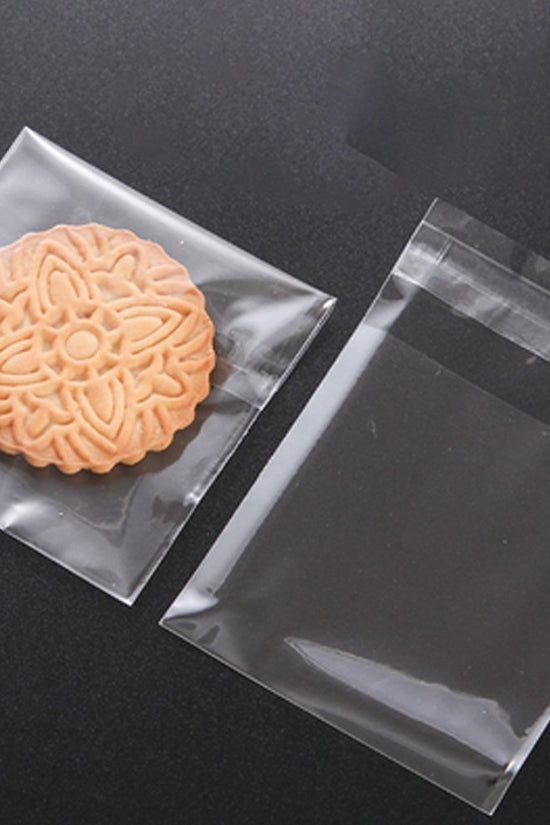 70x70mm Clear Self Adhesive Sealing Bag - Pk100 - TEM IMPORTS™