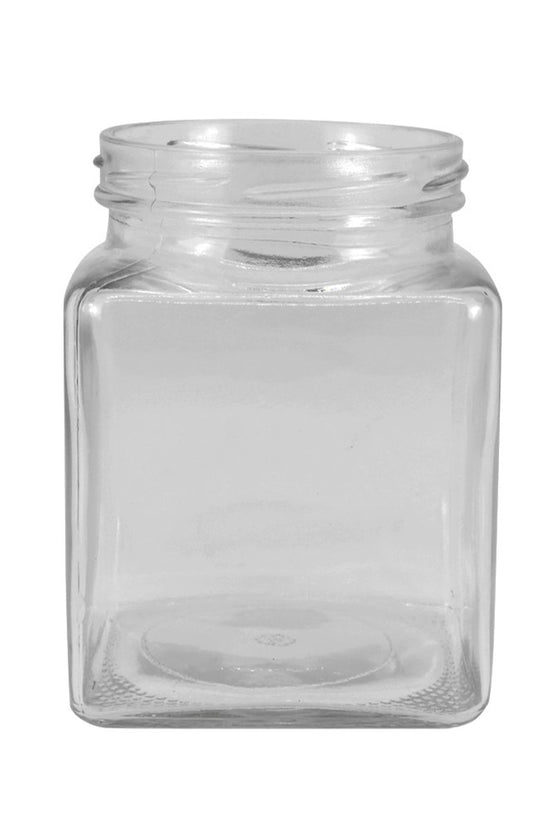 730mL Square Glass Jar With Metal Twist Lid - TEM IMPORTS™