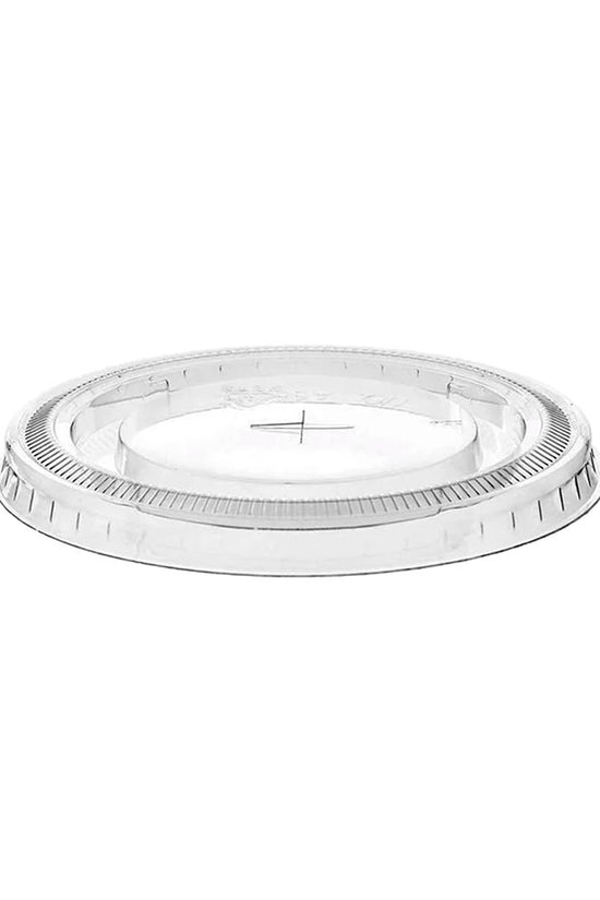 Clear PET 78mm Flat Lid X Slot Hole (Carton of 1000)