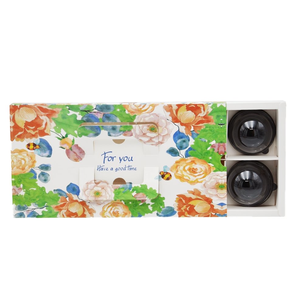 8 Compartment Paper Box - Flower&Rabbit - TEM IMPORTS™