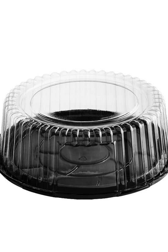 Medium Cake Clearview Black With Dome Lid - TEM IMPORTS™