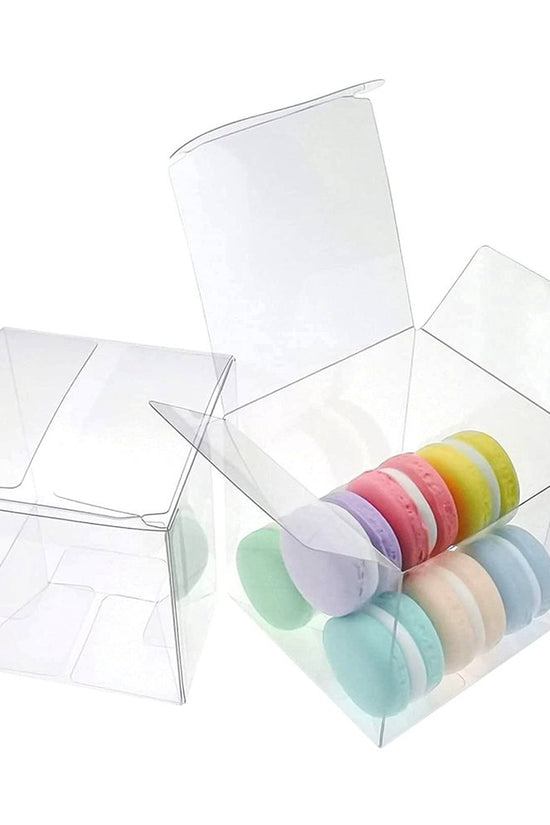 80x80mm Clear PVC Cube Box - TEM IMPORTS™