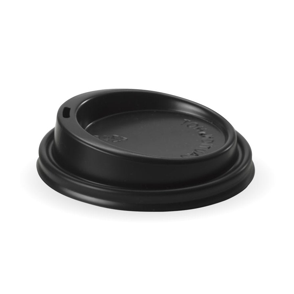 8/12/16/20oz - 90mm CPLA Black Hot & Cold Lid - TEM IMPORTS™