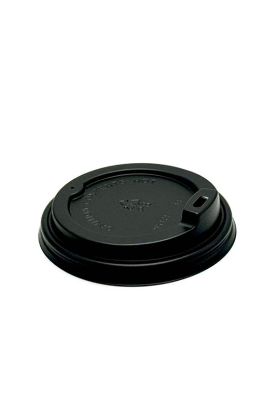 Small Black 80mm Sipper Lid for Paper Cups