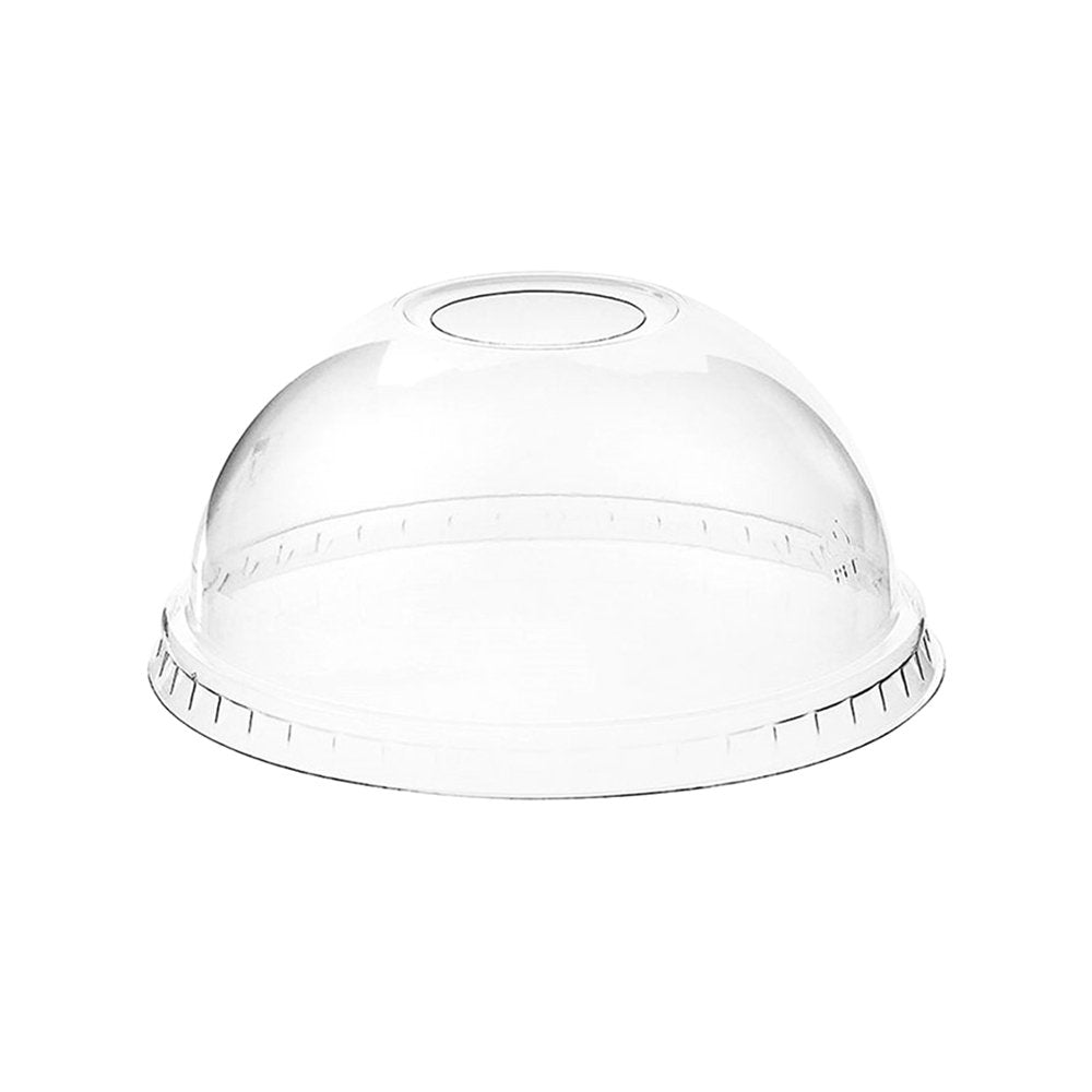 90mm Clear PET Dome Lid Die-Cut Hole - TEM IMPORTS™