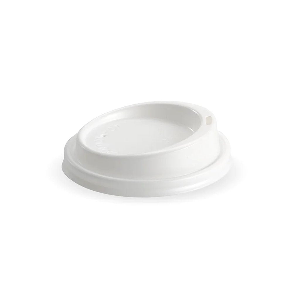 Large (90mm) White PS BioCup Lid