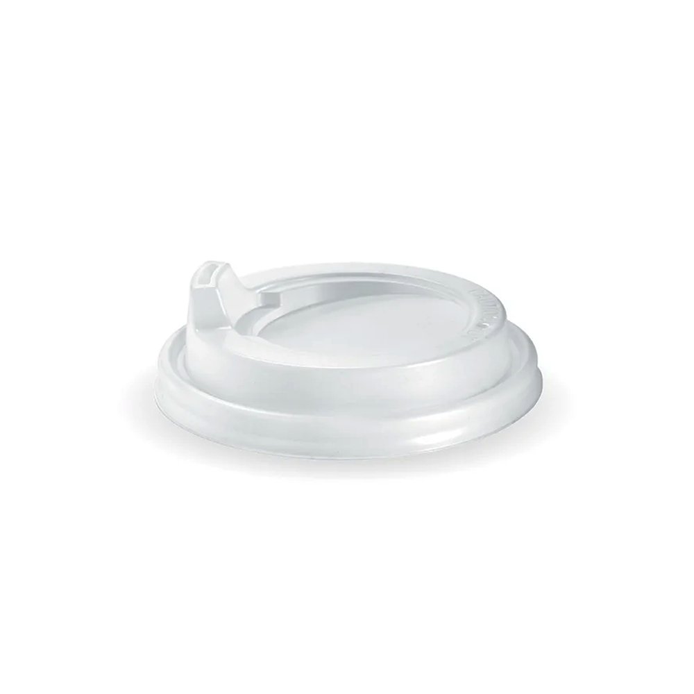 90mm Large White PS Sipper BioCup Lid - 1000/ctn - TEM IMPORTS™