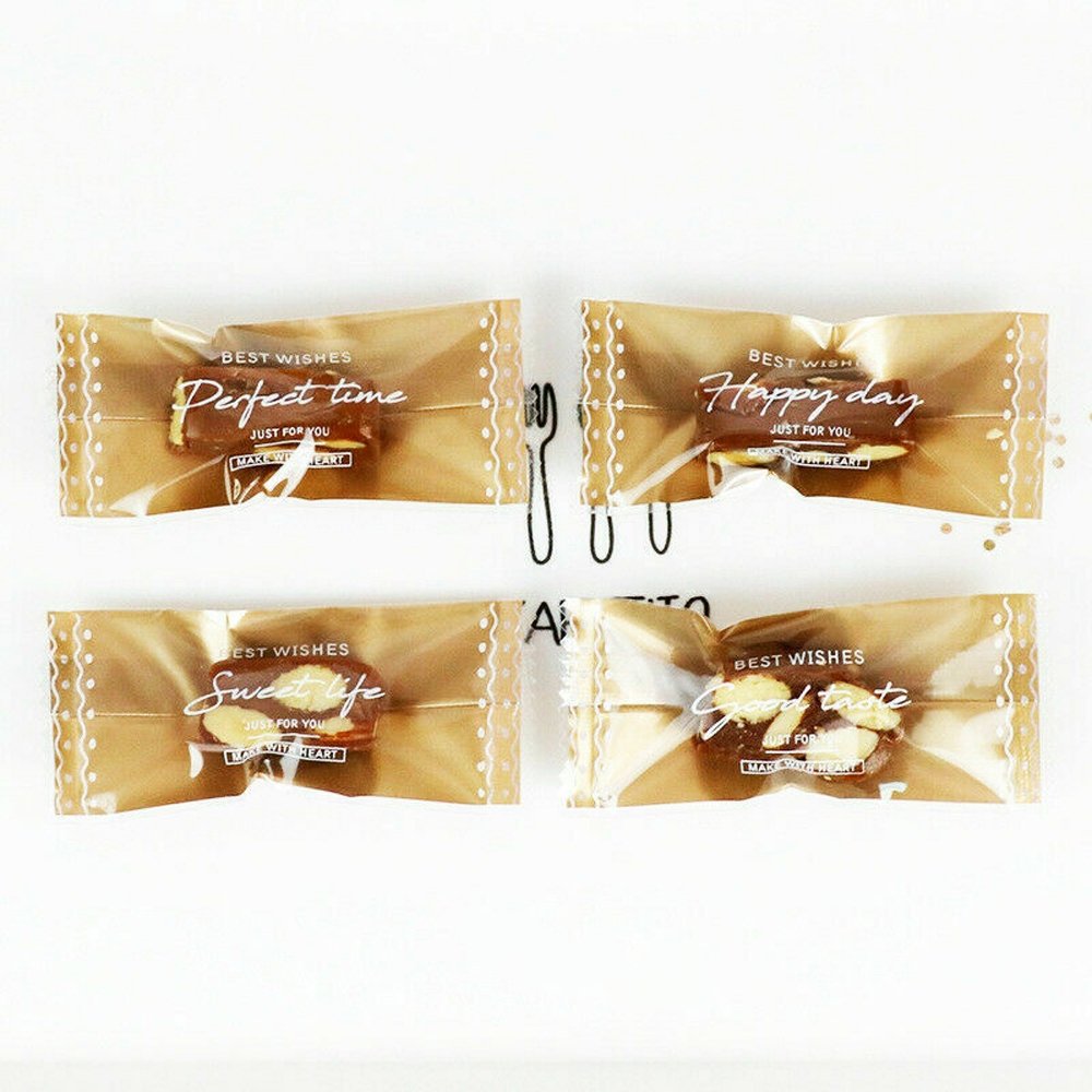 90x40mm Heat Seal Nougat Bags -Pk100-Perfect Time - TEM IMPORTS™