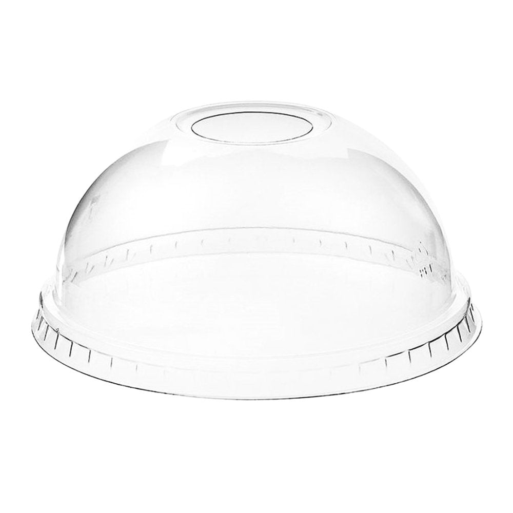 98mm Clear PET Dome Lid Die-Cut Hole - TEM IMPORTS™