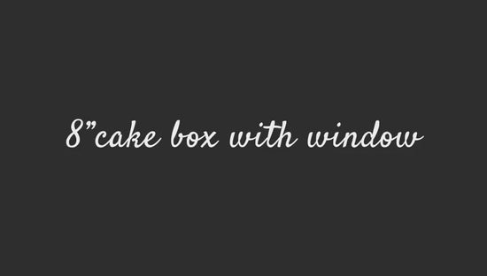 34x34x35 Front Window Board Cake Box
