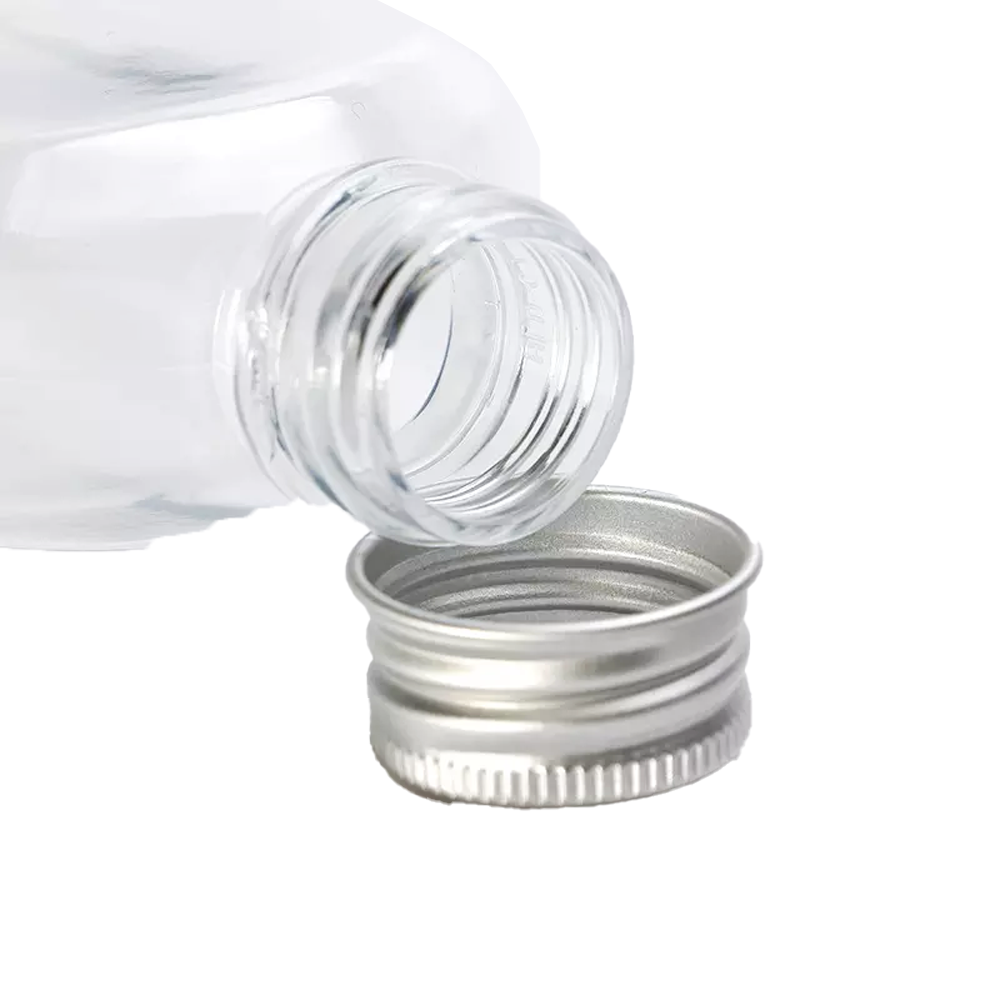 350mL Flask PET Bottle with Aluminium Cap