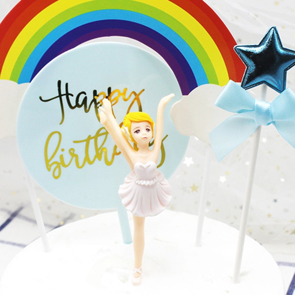 Balerina Dancing Girl Cake Topper - #1 - TEM IMPORTS™