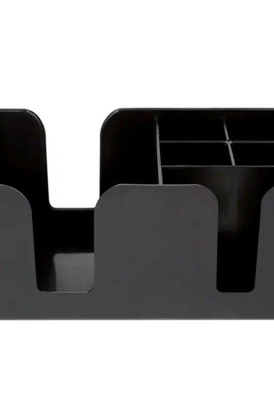 Bar Caddy 6 Compartments - Black - TEM IMPORTS™