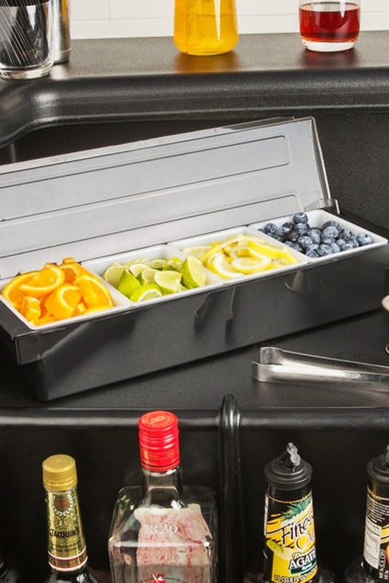 Bar Condiment Dispenser 4 Compartment - TEM IMPORTS™