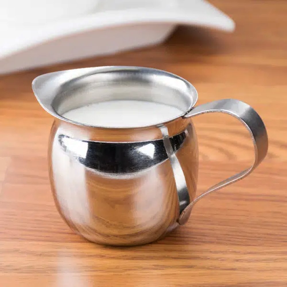 Bell Shape Stainless Steel Creamer - 142mL - TEM IMPORTS™