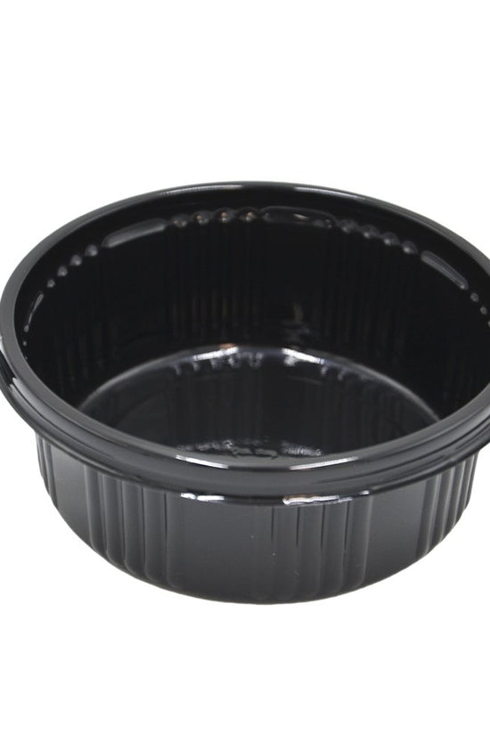 Black Round Bowl With Clear Diamond Lid - TEM IMPORTS™